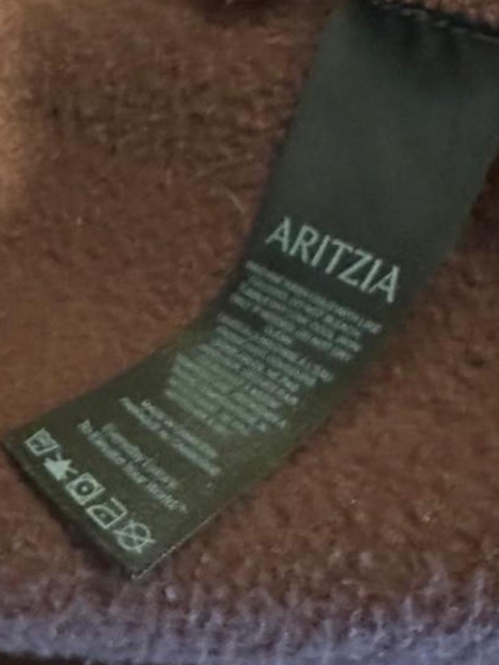 ARITZIA Cozy Sweatfleece Cocoa M - Picture 6 of 7